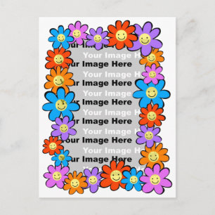 Flower Frame Postcard
