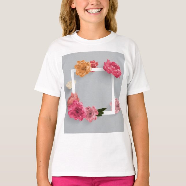Flower Frame T-Shirt (Front)