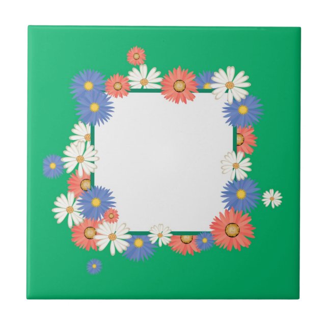 Flower frame tile (Front)