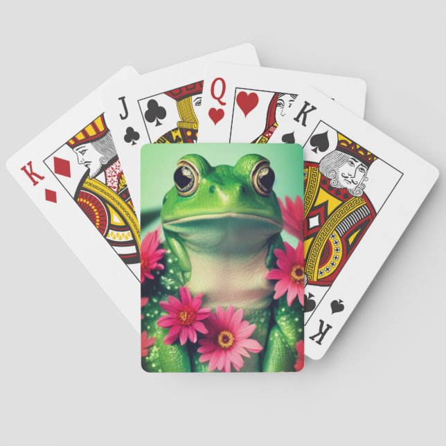 Flower Frog Playing Cards (Back)
