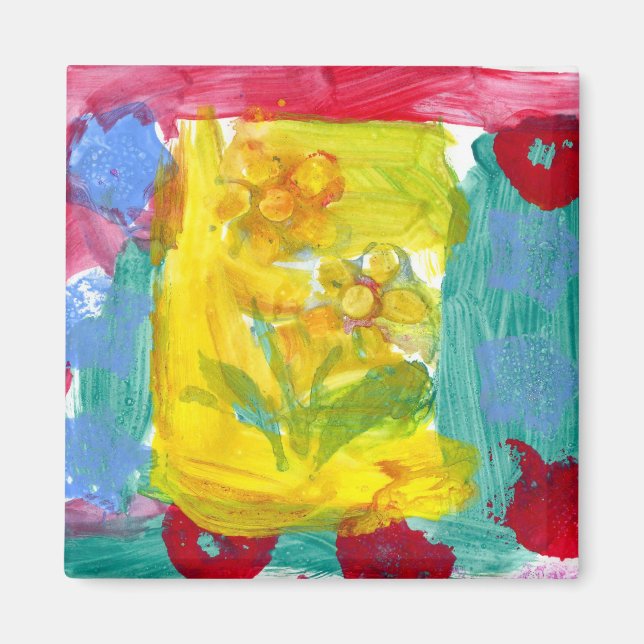 Flower Fun Magnet (Front)