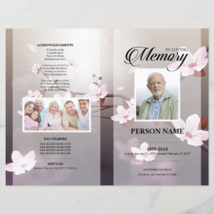 Flower Funeral Template