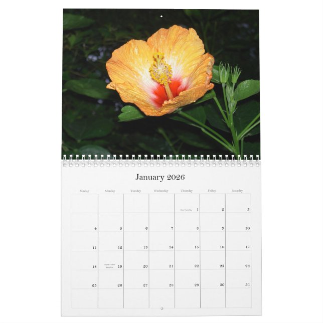 Flower Garden 2010 Calendar (Jan 2026)