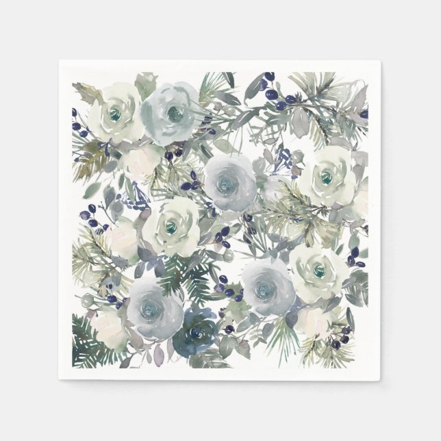 Flower Garden Art Napkin (Front)