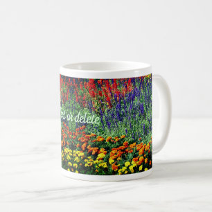 Flower Garden Beauty Personalised  Coffee Mug