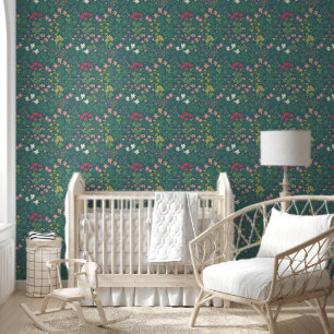 Flower Garden Botanical Morris William Floral Wallpaper