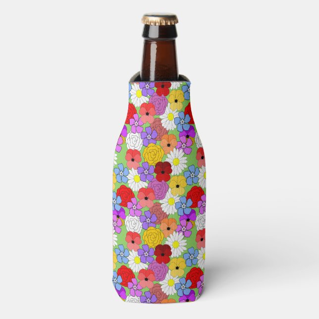 Flower Garden  Bottle Cooler (Bottle Front)