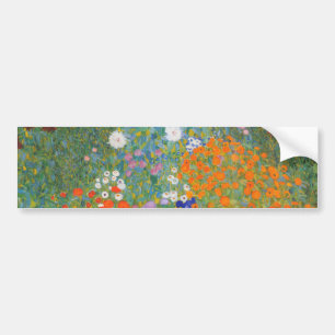 Flower Garden (by Gustav Klimt) Bumper Sticker