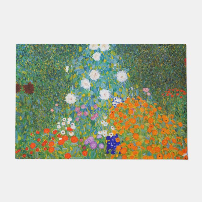 Flower Garden by Gustav Klimt Doormat (Front)