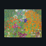 Flower Garden by Gustav Klimt Doormat<br><div class="desc">Please visit my store for more interesting design and more colour choice.
=> zazzle.com/colorfulworld*</div>