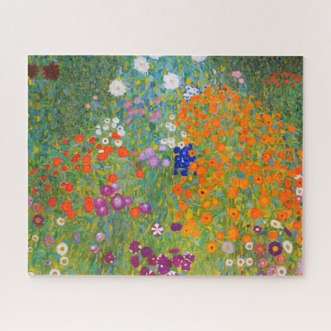 Flower Garden by Gustav Klimt Jigsaw Puzzle (Horizontal)