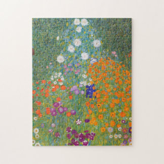 Flower Garden by Gustav Klimt Jigsaw Puzzle