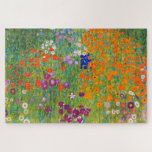 Flower Garden by Gustav Klimt Jigsaw Puzzle<br><div class="desc">Please visit my store for more interesting design and more color choice.
=> zazzle.com/colorfulworld*</div>