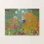 Flower Garden by Gustav Klimt Jigsaw Puzzle<br><div class="desc">Please visit my store for more interesting design and more color choice.
=> zazzle.com/colorfulworld*</div>