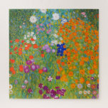 Flower Garden by Gustav Klimt Jigsaw Puzzle<br><div class="desc">Please visit my store for more interesting design and more colour choice.
=> zazzle.com/colorfulworld*</div>