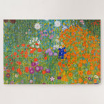 Flower Garden by Gustav Klimt Jigsaw Puzzle<br><div class="desc">Please visit my store for more interesting design and more color choice.
=> zazzle.com/colorfulworld*</div>
