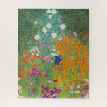 Flower Garden by Gustav Klimt Jigsaw Puzzle<br><div class="desc">Please visit my store for more interesting design and more colour choice.
=> zazzle.com/colorfulworld*</div>