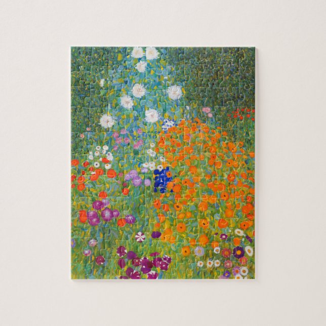Flower Garden by Gustav Klimt Jigsaw Puzzle (Vertical)