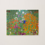 Flower Garden by Gustav Klimt Jigsaw Puzzle<br><div class="desc">Please visit my store for more interesting design and more color choice.
=> zazzle.com/colorfulworld*</div>