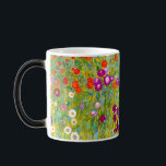 Flower Garden by Gustav Klimt Magic Mug<br><div class="desc">Flower Garden,  1905-07 (oil on canvas) is a faithful photographic reproduction of a public domain work of art by Gustav Klimt . Flower Garden is one of Klimt’s most famous landscape paintings.</div>