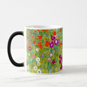 Flower Garden by Gustav Klimt Magic Mug