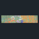 Flower Garden by Gustav Klimt Short Table Runner<br><div class="desc">Beautiful colourful painting of a flower garden by Gustav Klimt. Amazing variations of colours and beautiful flowers fit just beautiful on many sorts of wonderful products and gift ideas.</div>