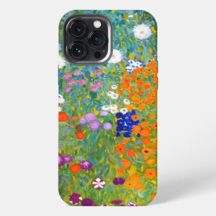 Flower Garden by Gustav Klimt Vintage Floral iPhone 13 Pro Max Case