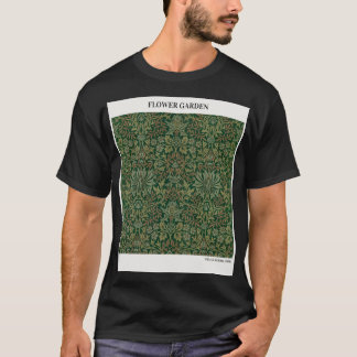 FLOWER GARDEN by William Morris,Abstract vintage m T-Shirt