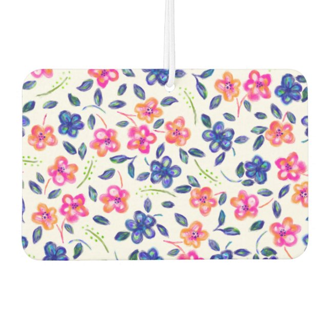 Flower Garden Car Air Freshener (Front)