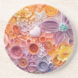 Flower garden coaster