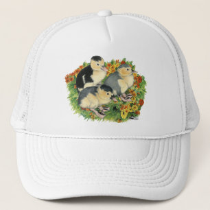 Flower Garden Ducklings Trucker Hat