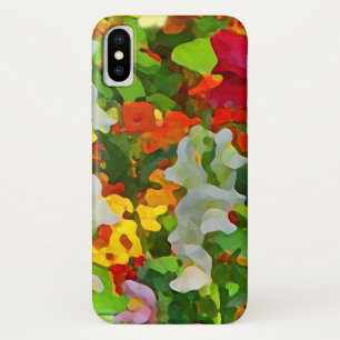 Flower Garden  Floral Abstract iPhone X Case