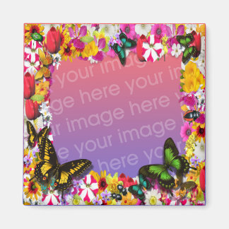 Flower Garden Frame Magnet