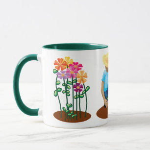 Flower garden gardener's mug