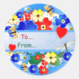 Flower Garden ~ Gift Sticker # 2