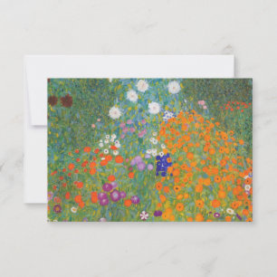 Flower Garden (Gustav Klimt) Card