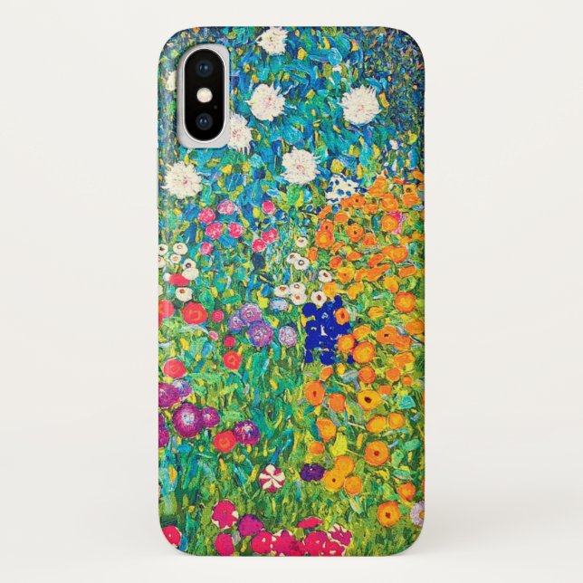 Flower Garden, Gustav Klimt Case-Mate iPhone Case (Back)