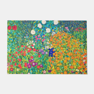 Flower Garden, Gustav Klimt Doormat