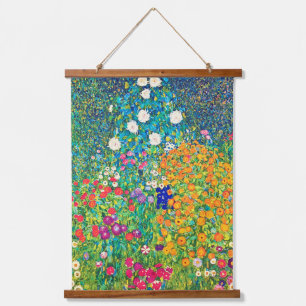 Flower Garden, Gustav Klimt Hanging Tapestry