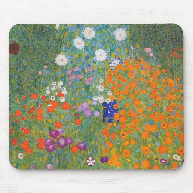 Flower Garden (Gustav Klimt) Mouse Mat (Front)