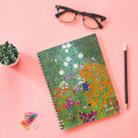 Flower Garden | Gustav Klimt Notebook<br><div class="desc">Flower Garden (1905-1907) by Austrian artist Gustav Klimt is a vibrant masterpiece of early 20th-century art. This lush, impressionistic scene bursts with colourful blossoms in a mesmerising tapestry of nature, reflecting Klimt’s decorative style and love for floral motifs. The painting’s rich textures and intricate details make it a timeless choice...</div>