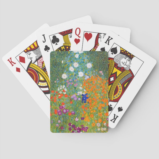 Flower Garden | Gustav Klimt Playing Cards (Back)