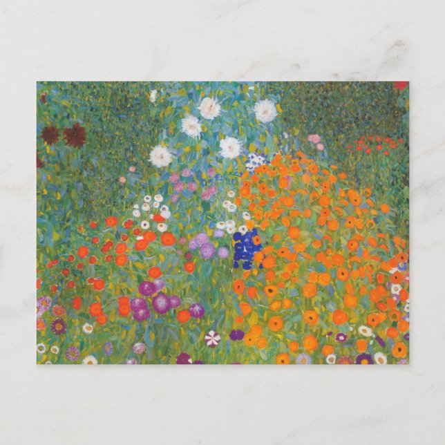 Flower Garden (Gustav Klimt) Postcard (Front)