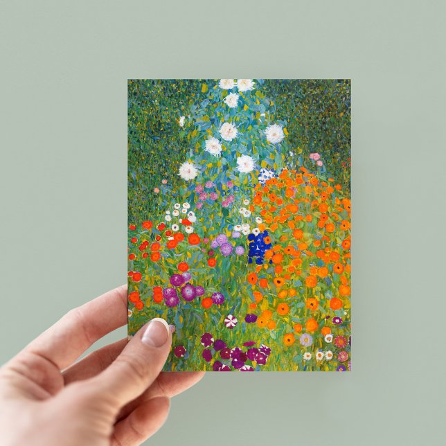 Flower Garden | Gustav Klimt Postcard (Creator Uploaded)