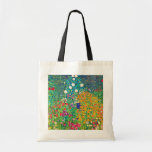 Flower Garden, Gustav Klimt Tote Bag<br><div class="desc">Gustav Klimt (July 14, 1862 – February 6, 1918) was an Austrian symbolist painter and one of the most prominent members of the Vienna Secession movement. Klimt is noted for his paintings, murals, sketches, and other objets d'art. In addition to his figurative works, which include allegories and portraits, he painted...</div>