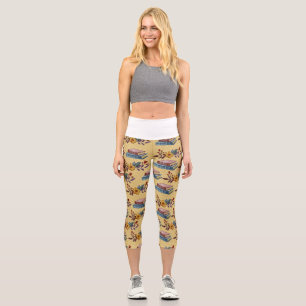 Flower Garden Ideas Capri Leggings