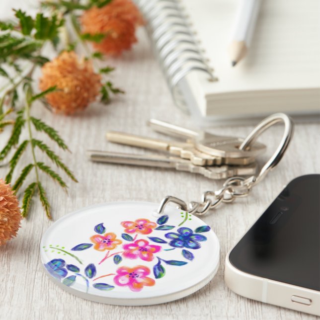 Flower Garden Key Ring (Front Right)