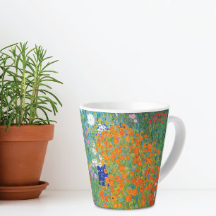 Flower Garden Landscape Gustav Klimt Latte Mug