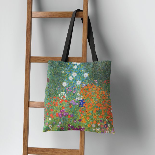Flower Garden Landscape Gustav Klimt Tote Bag (Creator Uploaded)