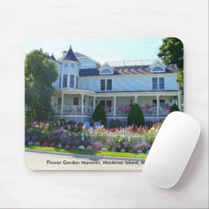 Flower Garden Mansion, Mackinac Island, Michigan Mouse Mat